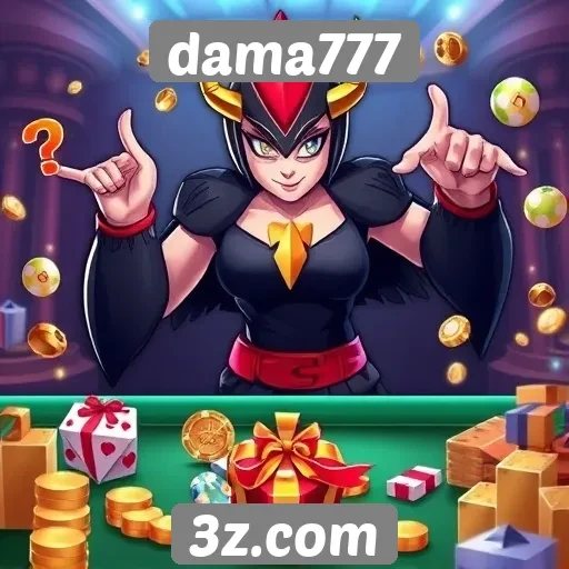 Exploração das funcionalidades do site dama777