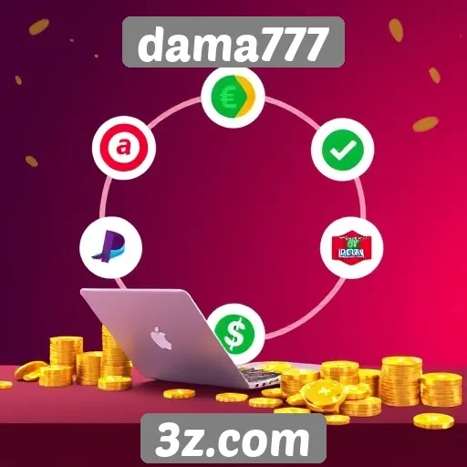 Sistemas de pagamento no Dama777 e facilidade de uso
