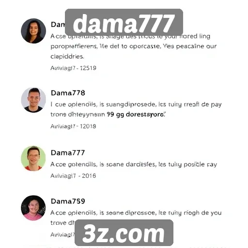 Feedback de usuários sobre a experiência em Dama777